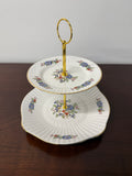 Harmony by Royal Tara Fine Bone China 2 Tier Tray