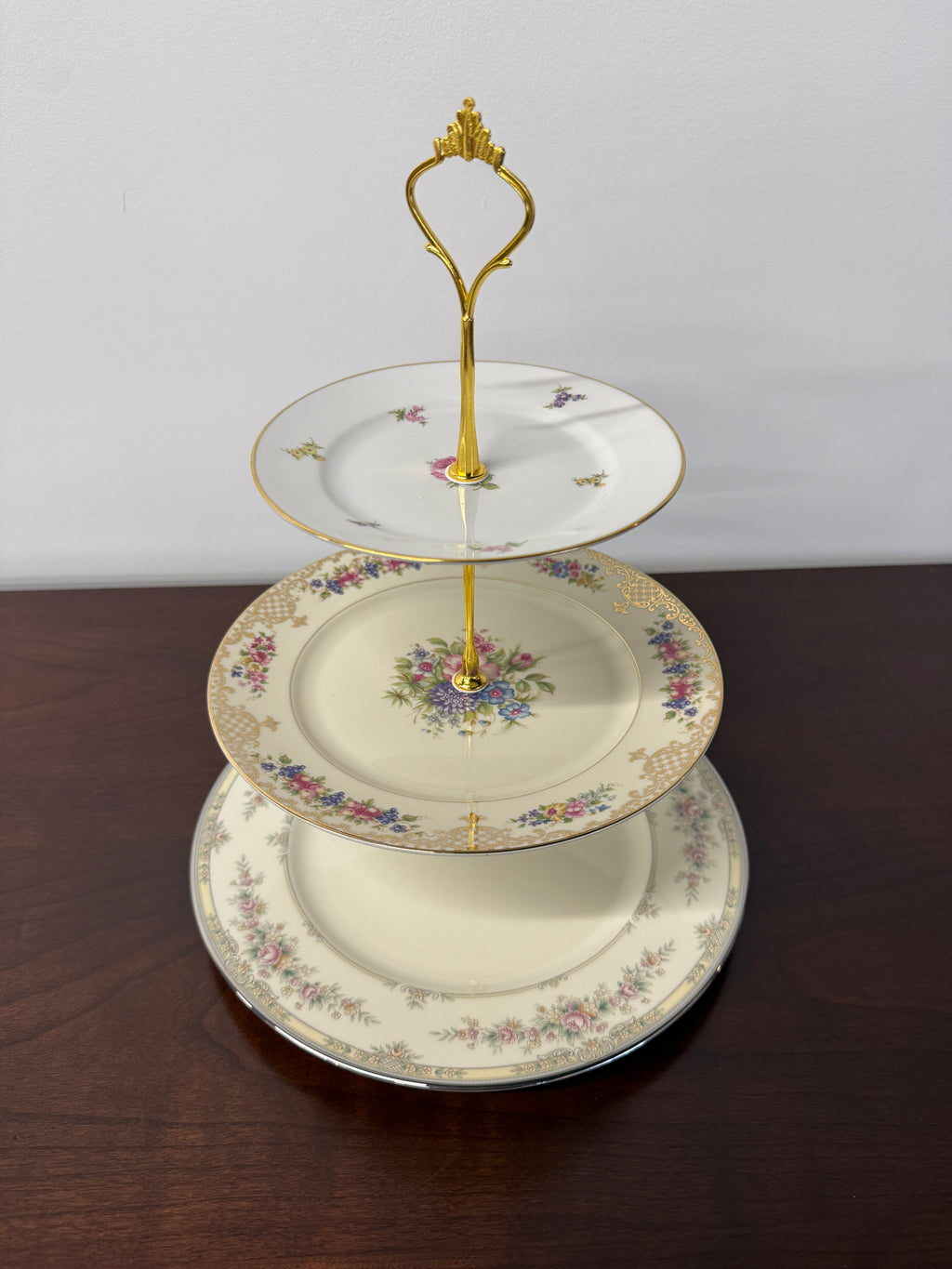 Noritake Shenandoah - Rosenthal Floranda - Rosenthal Rose Pattern 3 Tier Tray China