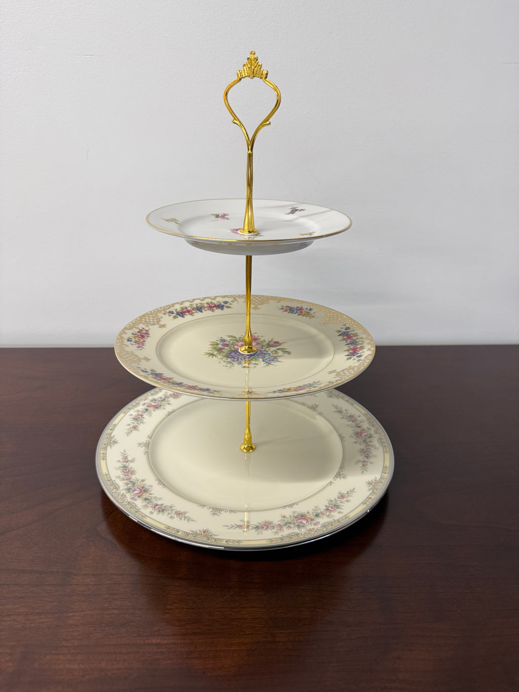 Noritake Shenandoah - Rosenthal Floranda - Rosenthal Rose Pattern 3 Tier Tray China