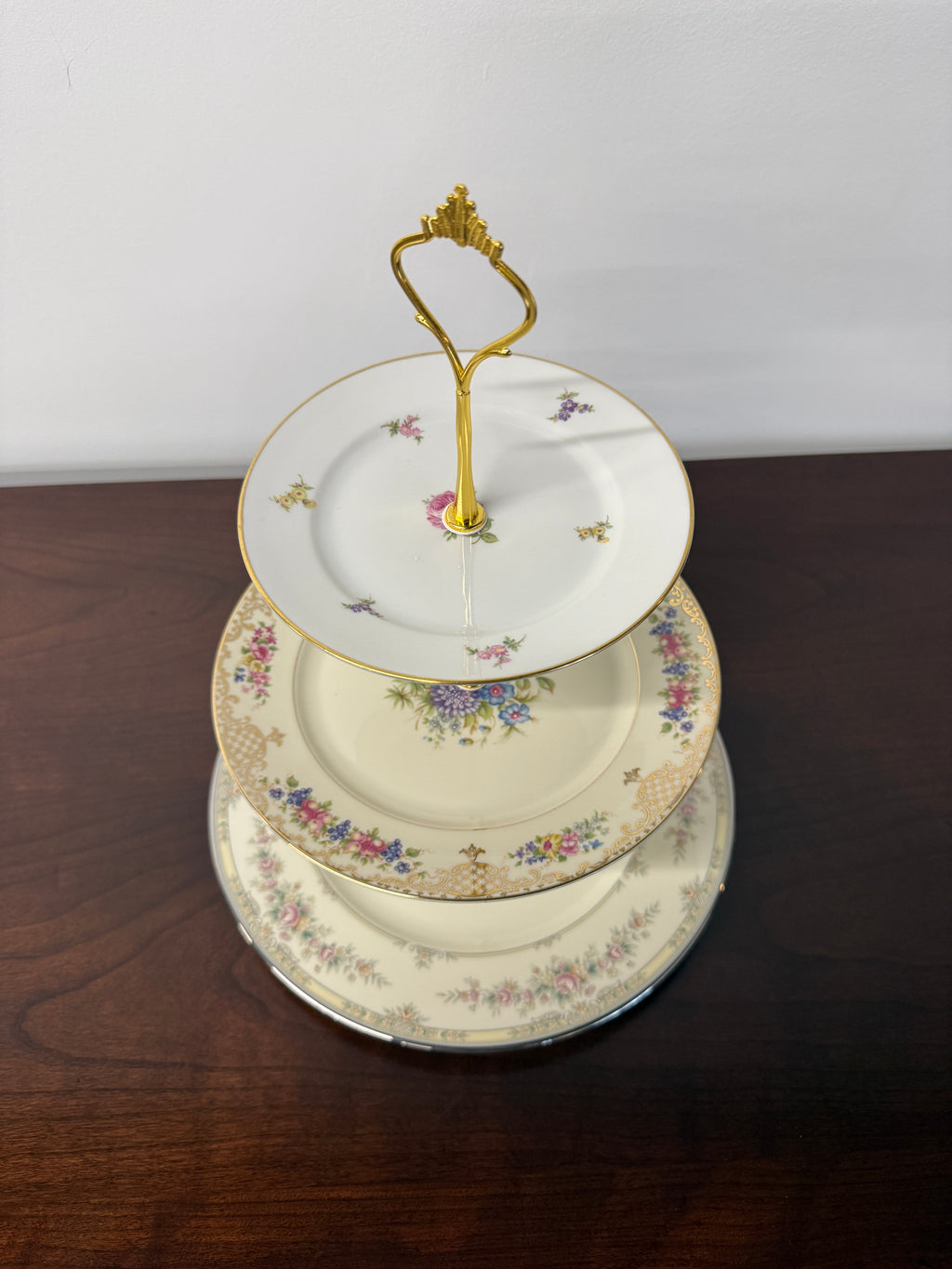 Noritake Shenandoah - Rosenthal Floranda - Rosenthal Rose Pattern 3 Tier Tray China